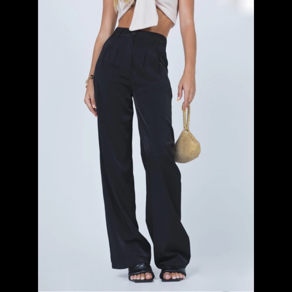 ✨NEVER BEEN WORN✨ Princess Polly Kacey Pants Black - Size 2